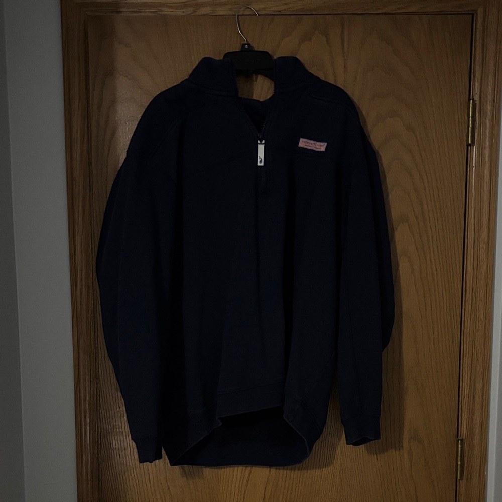 Vineyard Vines Men's Navy Zip-Up Sweater